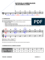 COURS N°4-Système Majeur-Harmonisation de La Gamme Majeure en Accords À 3 Sons