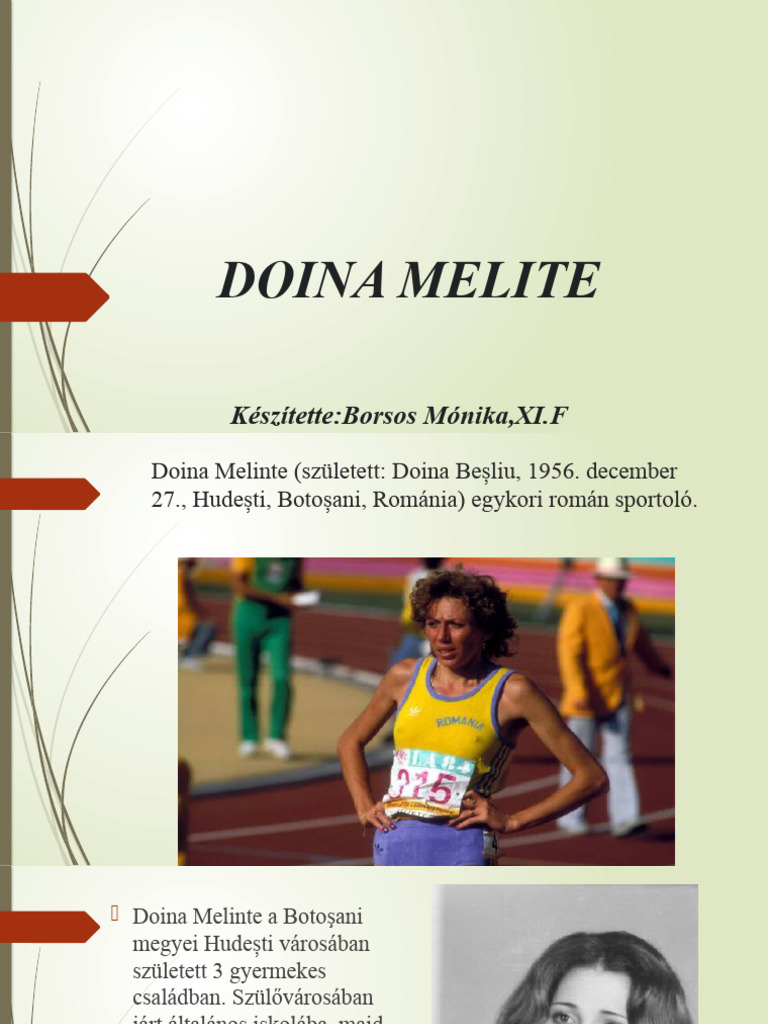 Doina Melinte PDF