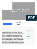 Naughts and Crosses Novel Study Notes - Home