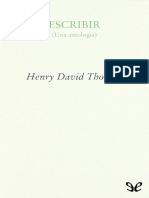 Escribir (Una antologia) - Henry David Thoreau