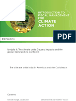 The Climate Crisis in Latin America and The Caribbean