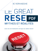 Le Great Reset Mythes Et Réalités