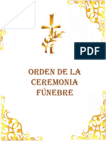 Orden de La Ceremonia Funebre