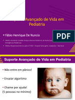 Suporte Avançado de Vida em Pediatria - DR - Fábio Henrique de Nuncio - Apresentaçã