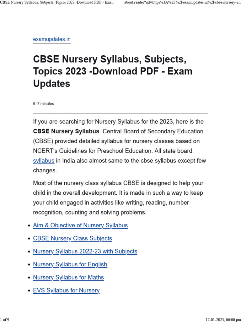 cbse-nursery-syllabus-subjects-topics-2023-download-pdf-exam-updates