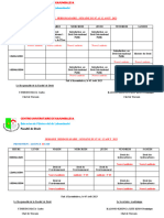 Horaire Hebdomadair1 7aout