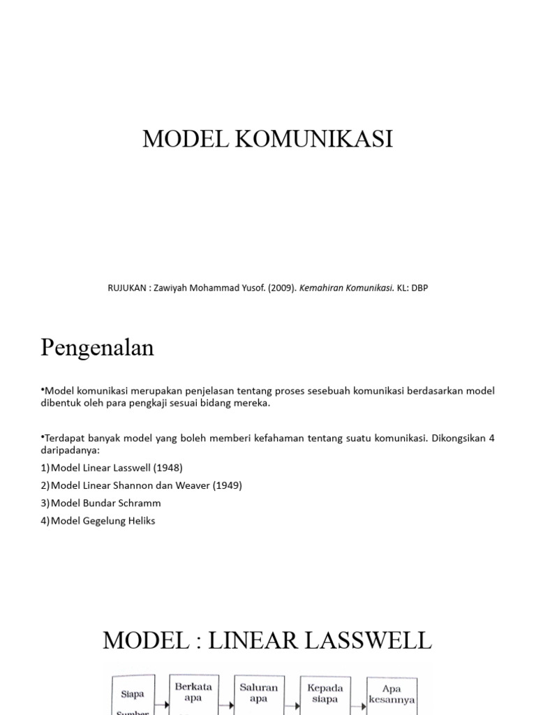 Model Komunikasi: Enkod dan Dekod | PDF