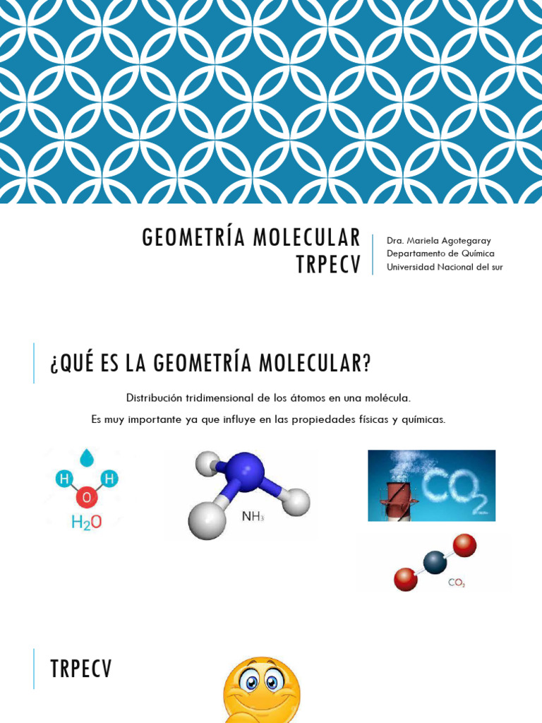 Geometría Molecular y TRPECV | PDF
