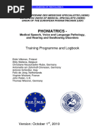 Logbook Phoniatrics - UEMS - Update2010