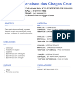 Currículo de Executivo de Vendas Limpo Linhas Branco e Azul - 20240109 - 125156 - 0000