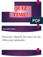 QUIZ TIME!