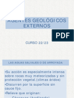 AGENTES GEOLÓGICOS EXTERNOS - Curso 22-23