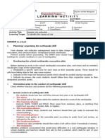 Disaster Readiness - LAS 15