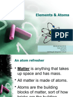 Elements and Atoms