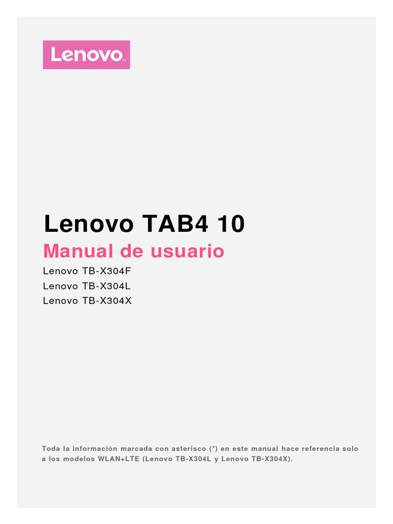 View of Manual Tableta Lenovo TB4 10 - Lenovo | PDF | Red privada virtual | Red ...