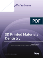 3D Printed Materials Dentistry