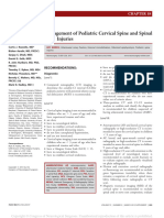 Management of Pediatric Cervical Spine and Spinal.22