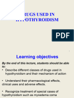 Drugs Used in Hypothyroidism