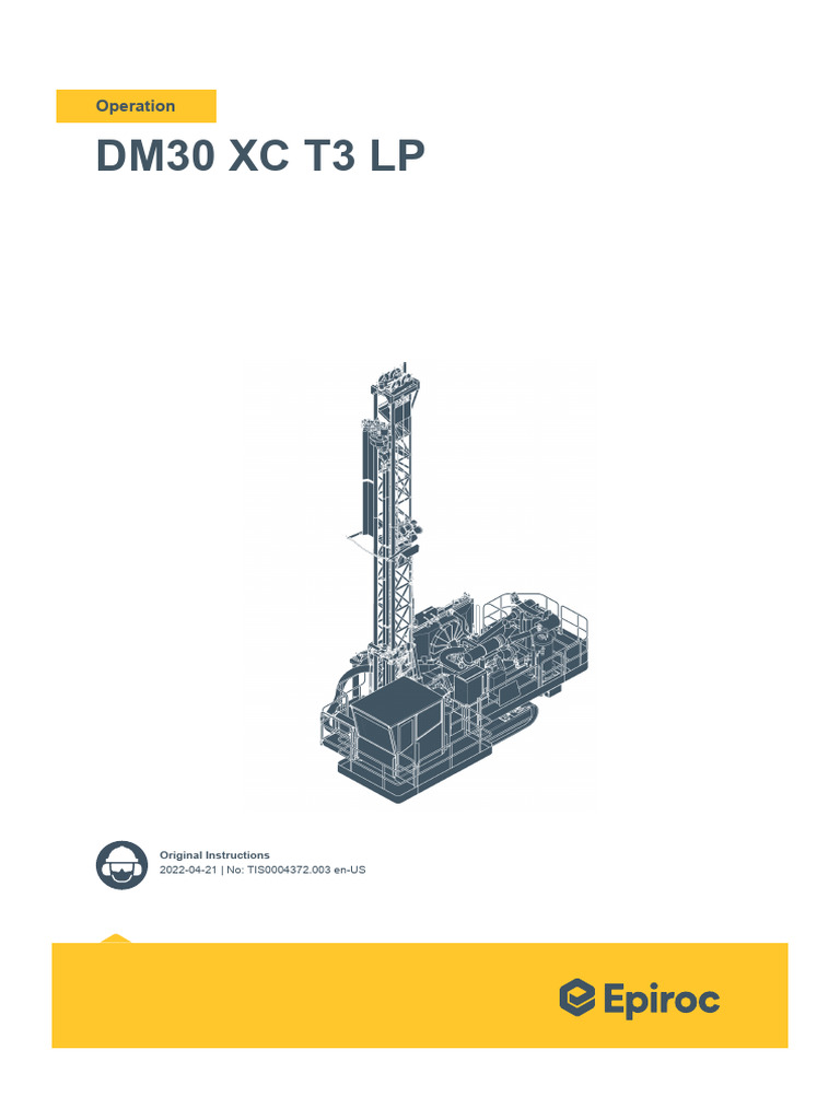 DM30 XC T3 LP Operation Manual | PDF