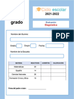 4°? Exam Diagnóstico y Respuestas 2021-2022