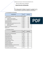 Solicitud de Cotizacion F9