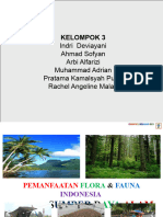 Pemanfaatan Flora Fauna Sebagai SDA.