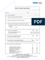 Diabetes Questionnaire