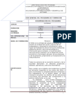 Programa de Formacion Tecnico de Sistemas