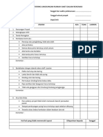 Form Chek List Rs Dalam Renovasi