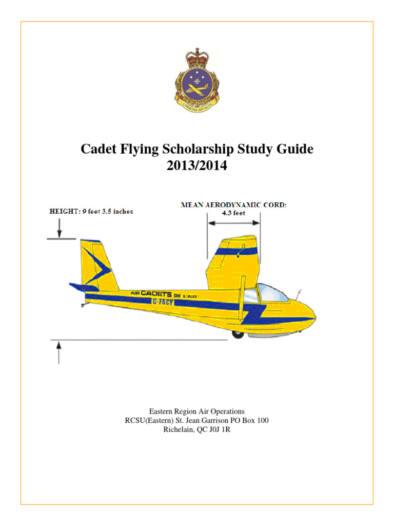Cadet Flying Scholarship Study Guide | PDF | Visual Flight Rules ...