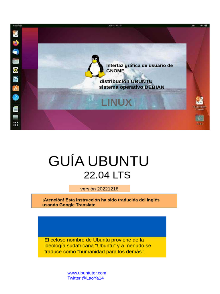 Ubuntu 2204 Espanol | PDF