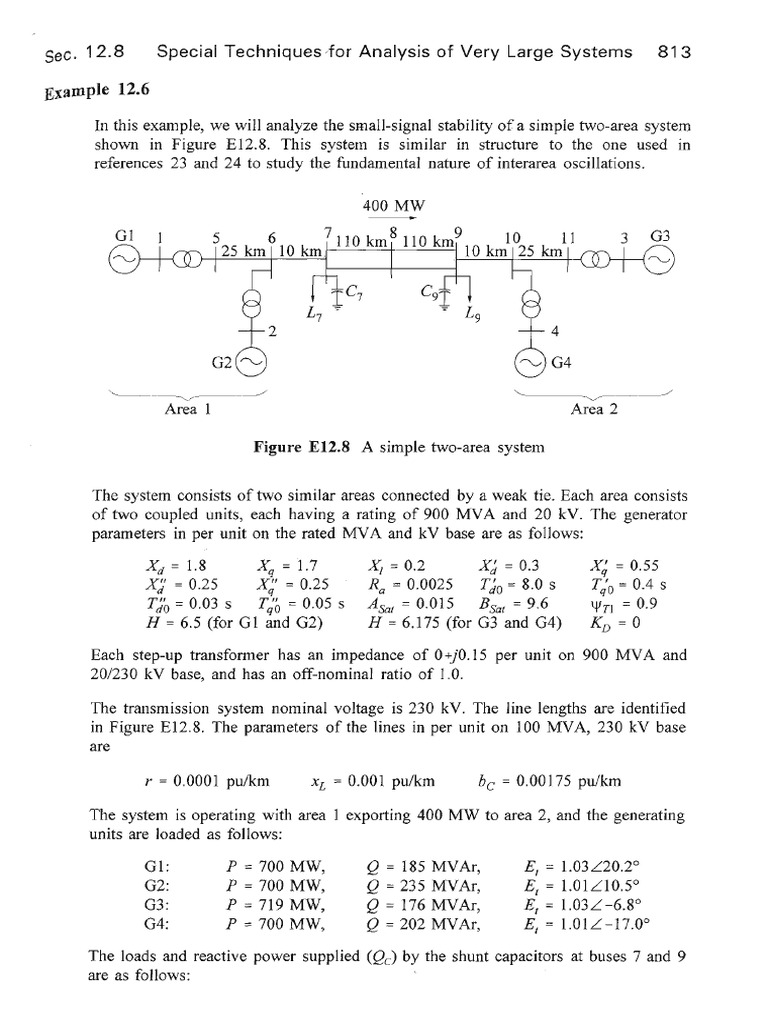 The FourMachine and TwoZone Part Comes From Kundur's Power System