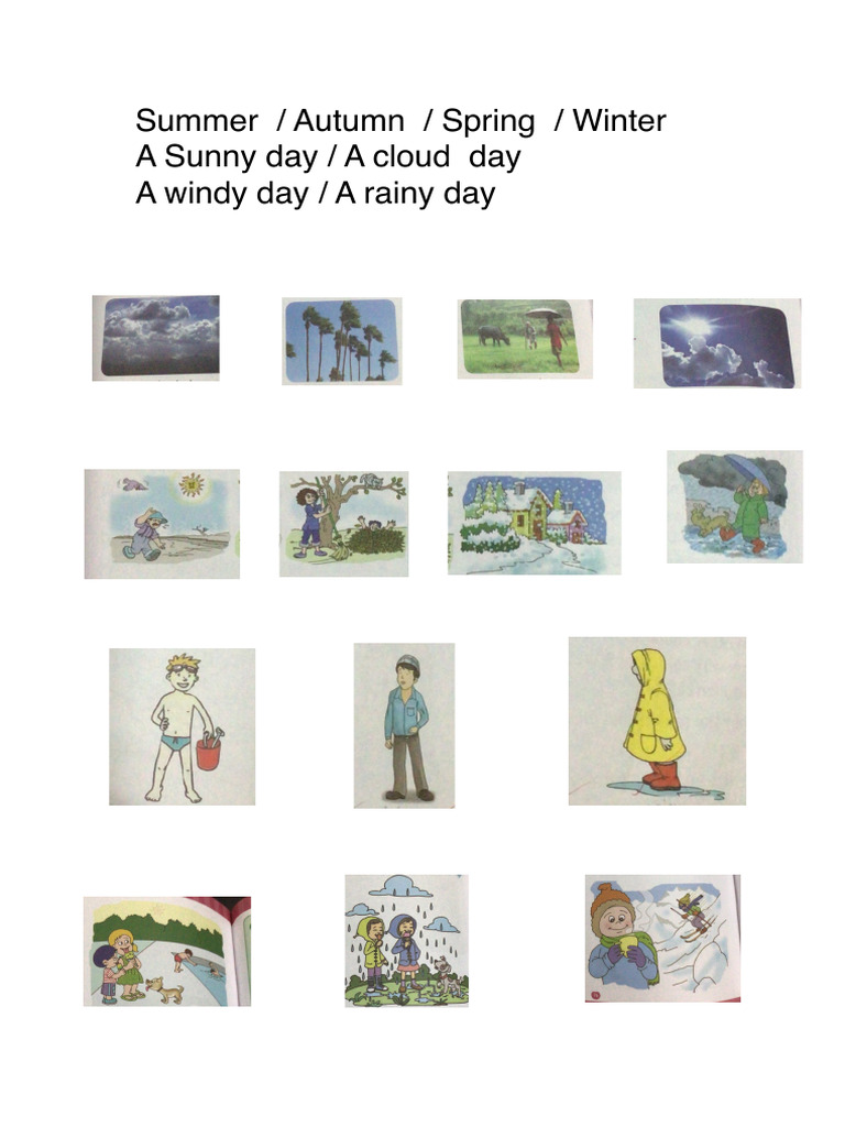 Weather and Seasons Overview | PDF