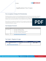 CETA UAT Test Scripts Web App