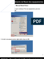 Manual Reset Físico Equipamento IP