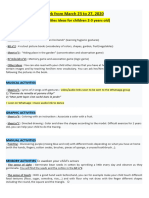 Fiche de Travail Semaine Du 23 Au 27 Mars-Anglais