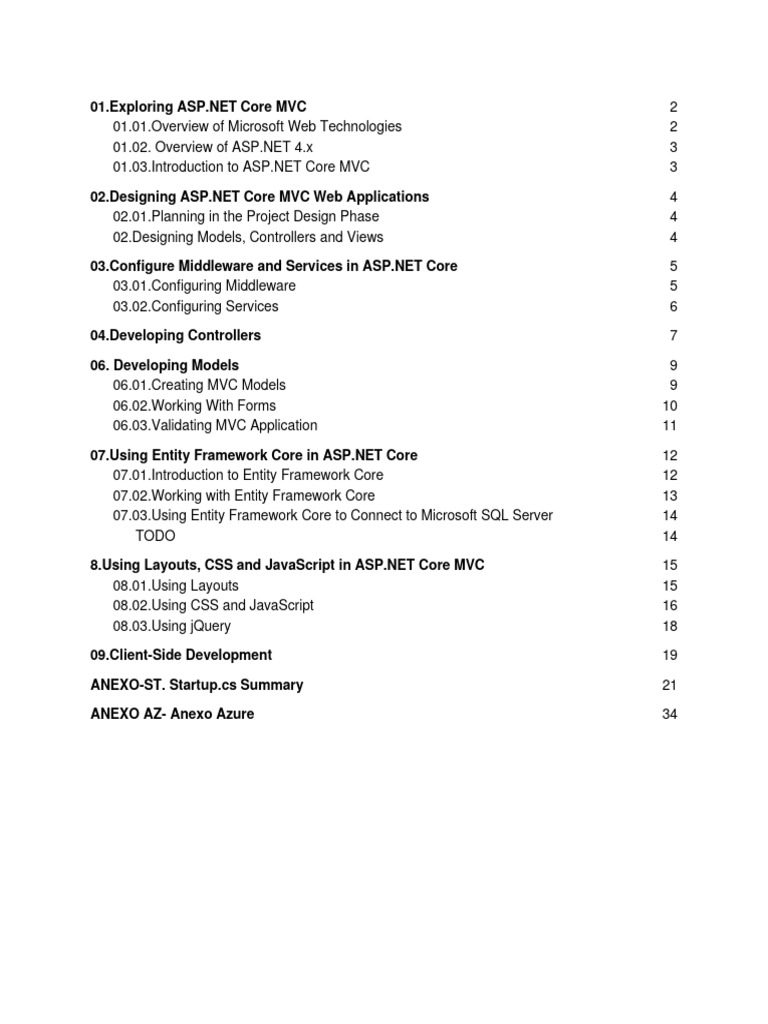 Core MVC | PDF
