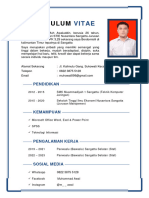 Contoh CV Baru