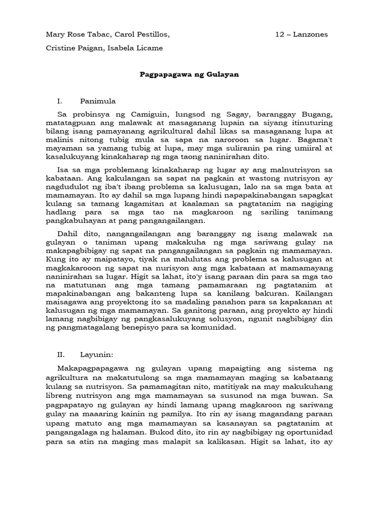 Project Proposal | PDF