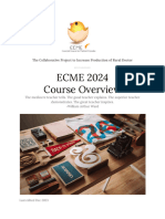 3 ECME2024 Course Overview