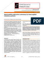 Spinal Pedicle Subtraction Osteotomy For Fixed Sagittal Imbalance Patients. Hyun 2013