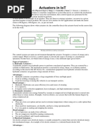 Actuators in IoT