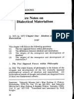Mao Zedong - Lecture Notes On Dialectical Materialism