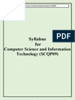 Computer Science and Information Technology scqp09