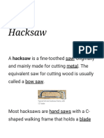 Hacksaw - Wikipedia