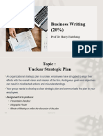 LU10 Assignment On Business Writing