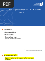 Creating Web Pages Using HTML5 Part - 2