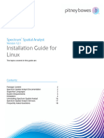 Spectrum Spatial Analyst Installation Guide Linux