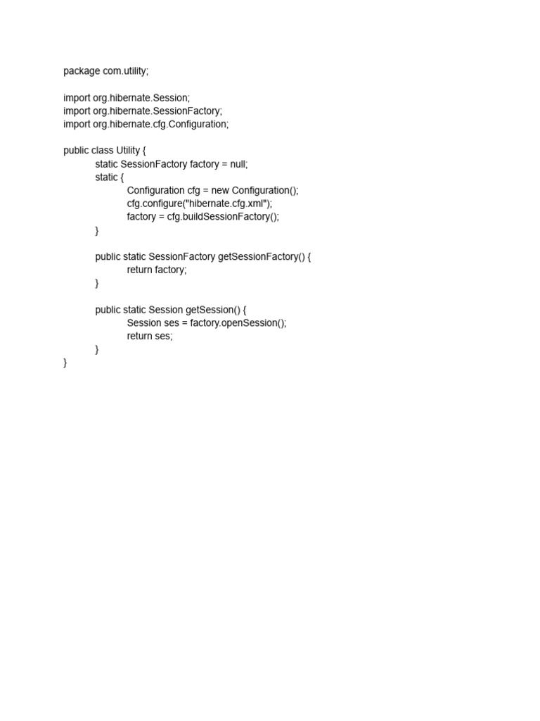 Utility Java | PDF