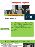 Chapter - 4 - Cambodia Post-Indepence Foreign Policy